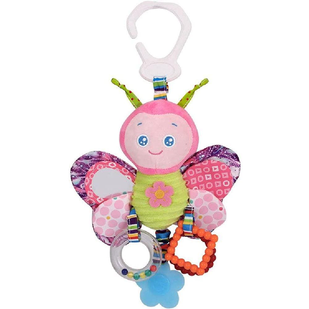 Brinquedos para carros de bebê Carrinho de bebê Brinquedo de pelúcia Animal Stuffed Hanging Rattle Toys Berço recém-nascido Cama ao redor Brinquedo c