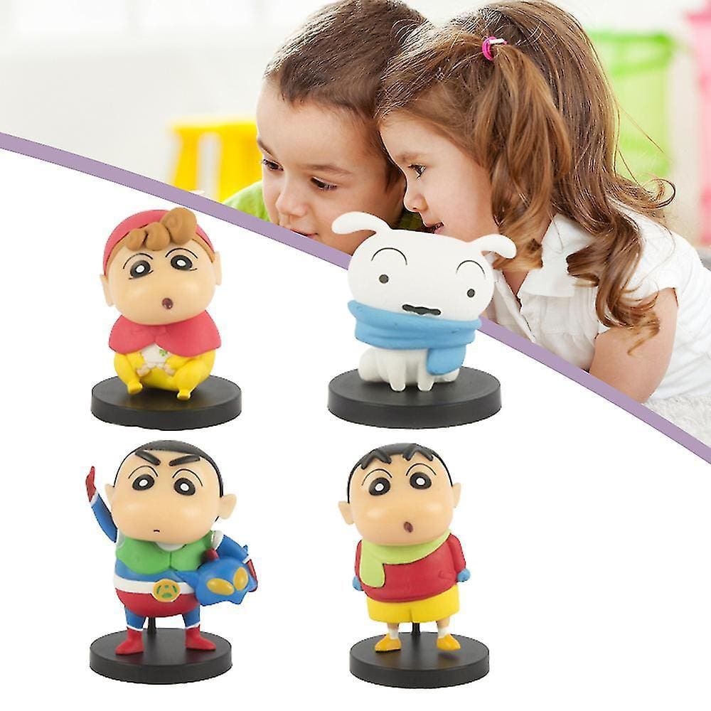 Desenhos animados Crayon Shin-chan Figuras Estátua Modelo Brinquedos Ações F