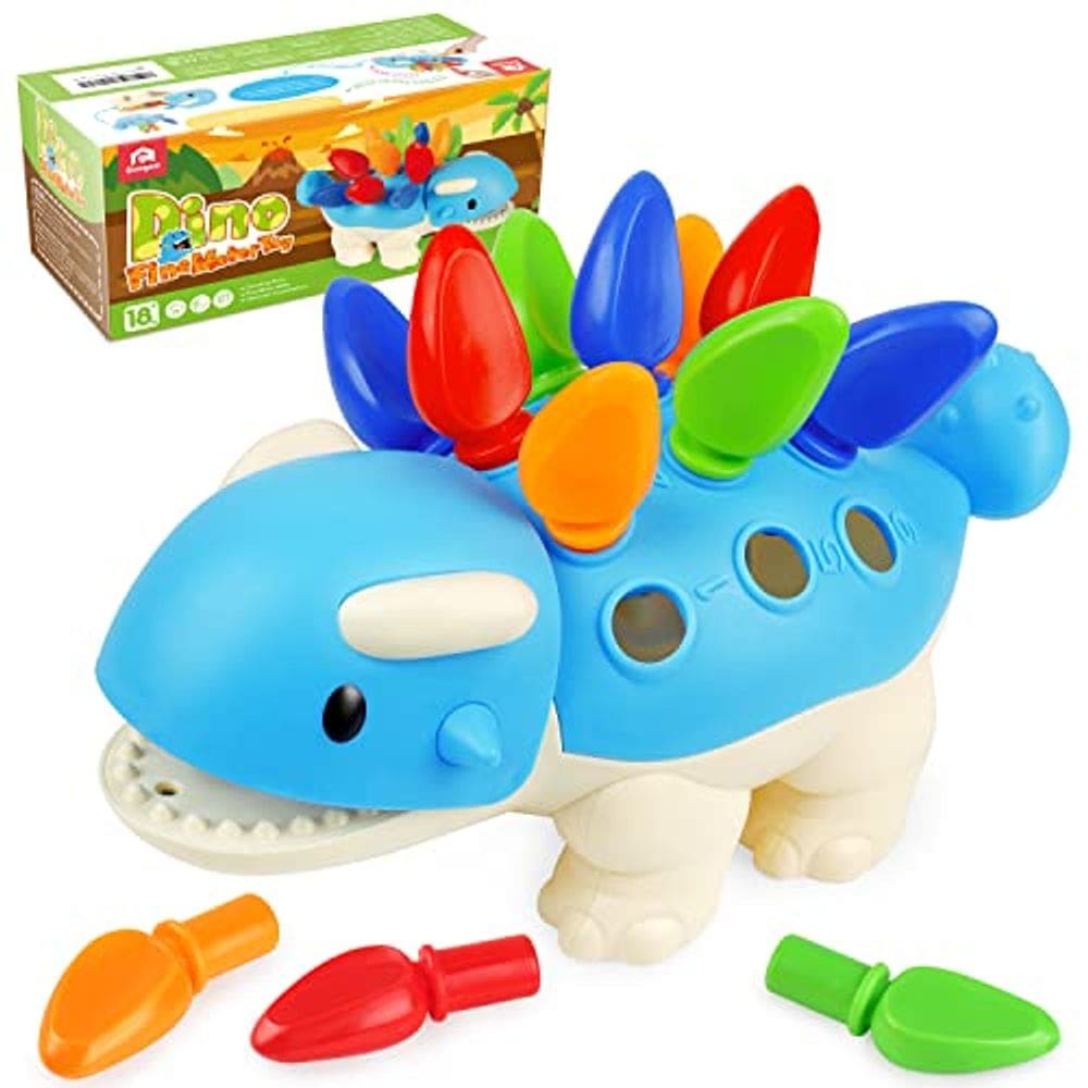 Coogam Dinossauro Fine Motor Skills Toy, Spike O Ankylosau