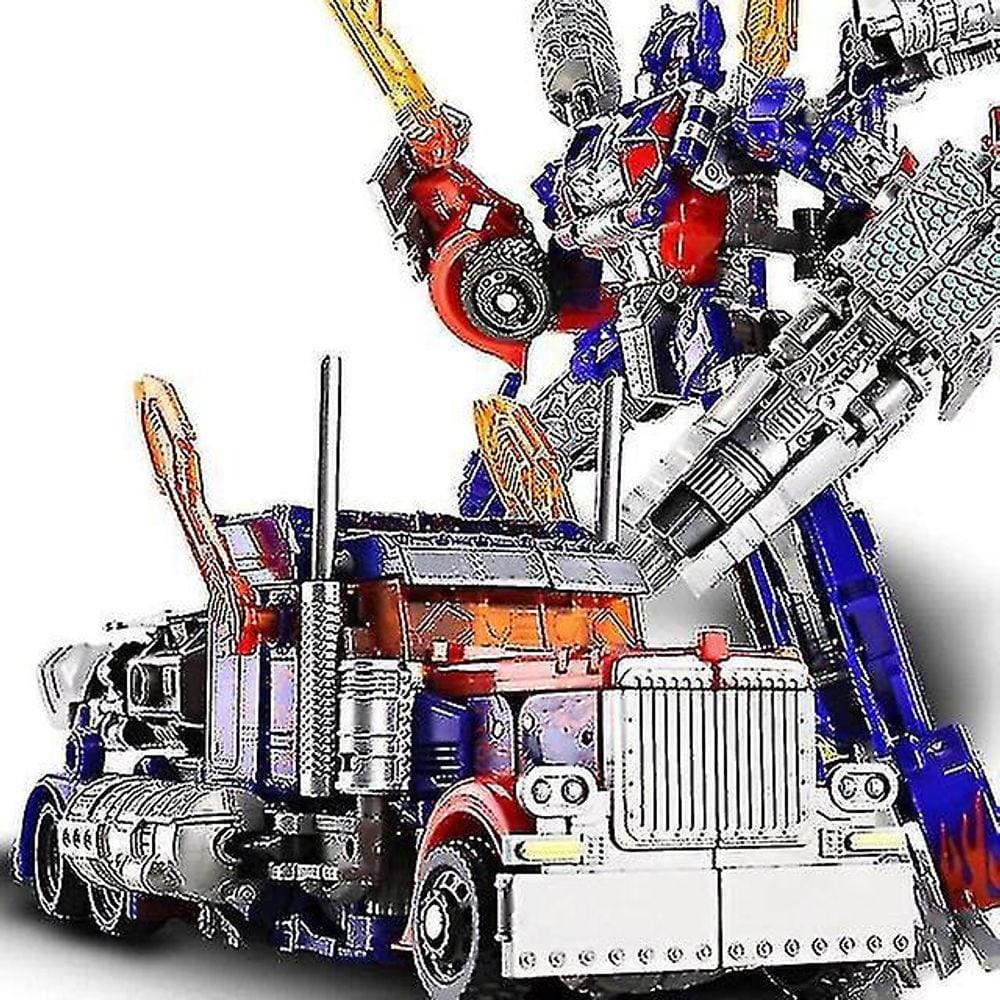 20cm Deformação Toy Optimus Prime Action Figure, Cool Abs R