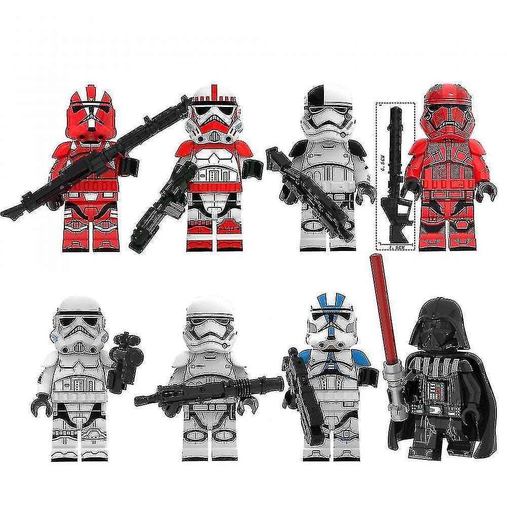 8pc Naruto Building Block Minifigure Brinquedos