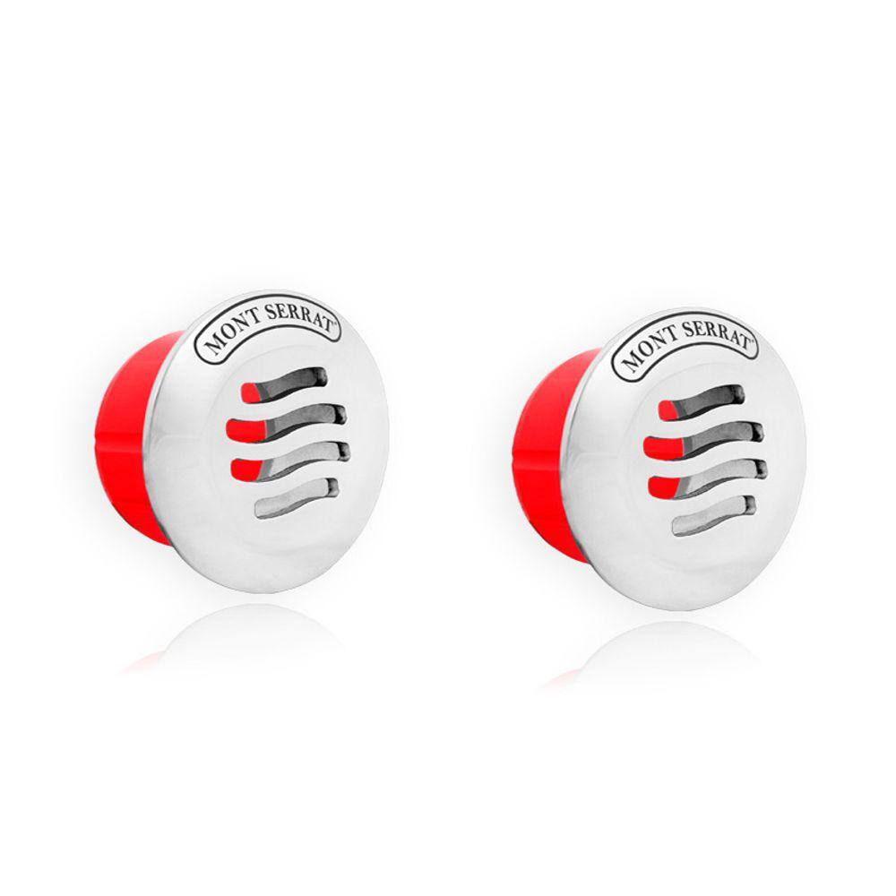 Dois Dispositivos Nivelador Inox Encaixe Cano 60mm Mont Serrat