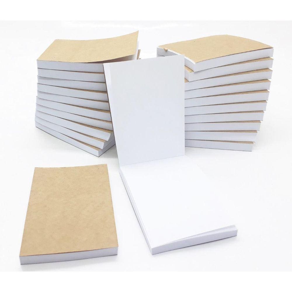 Kit 30 Bloco Anotacoes Rascunho Comanda Bar 10X7Cm 50 Folhas