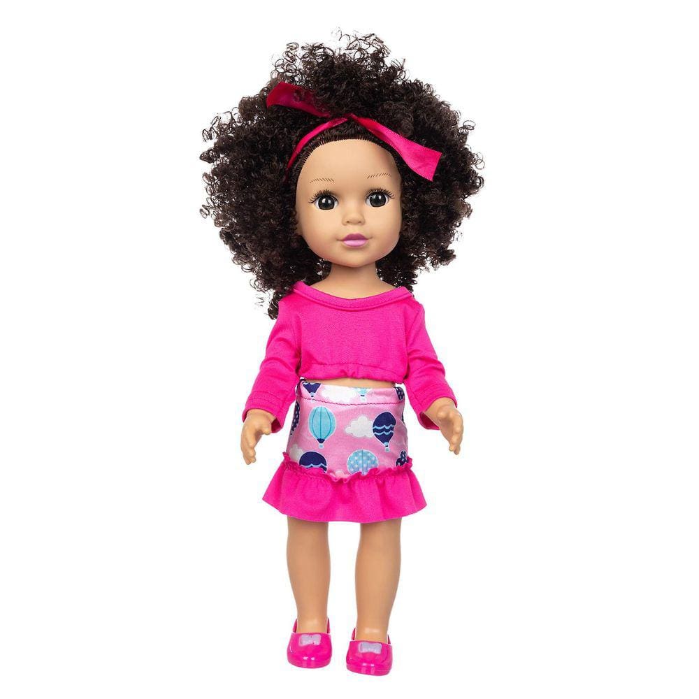 Cabelo encaracolado Boneca Bonita Simulação Boneca Boneca de Cabelo Encaracolado Bonito Brinquedo