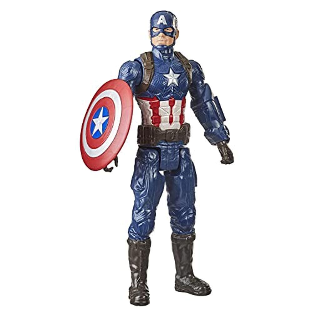 Vingadores Marvel Titan Hero Series Colecionável 12 Polegadas Capt