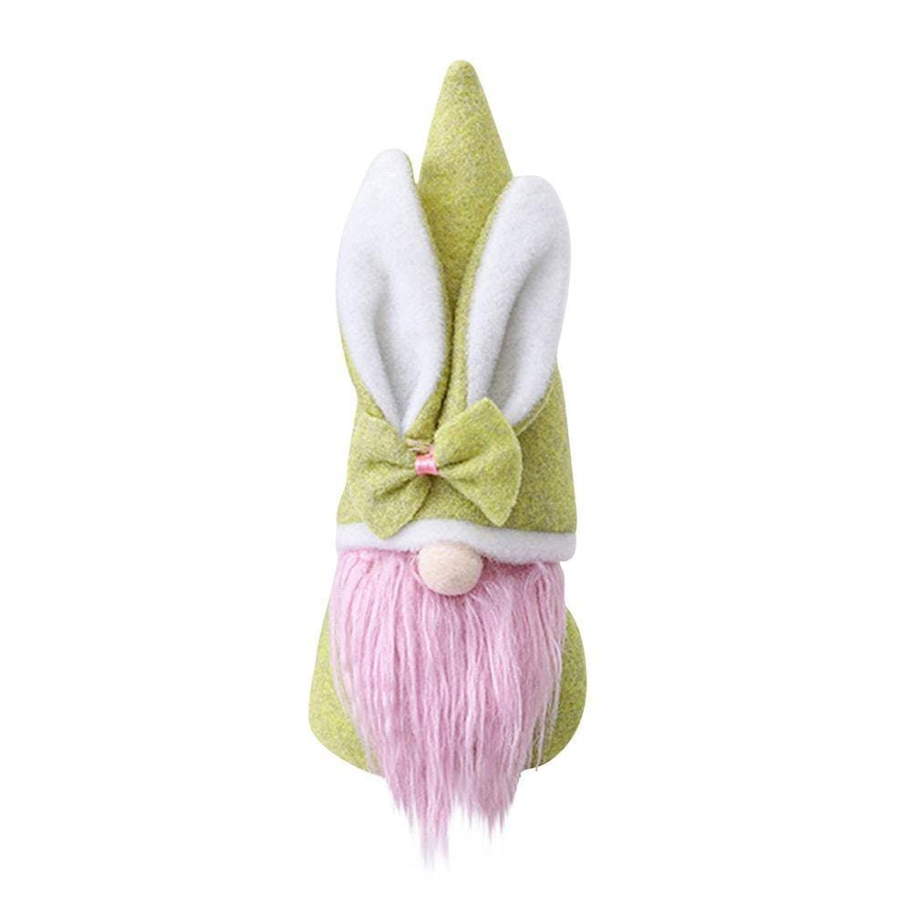 Decoração de Páscoa Lã Coelho Bonito Boneca Sem Rosto Decoração para Casa Boneca Ornamento