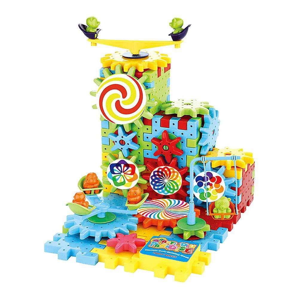 Variedade elétrica infantil: blocos de construção montados,