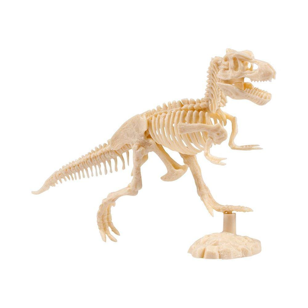 Brinquedo de escavação arqueológica modelo fóssil de dinossauro educacional montado