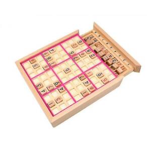 Jogos de tabuleiro de madeira sudoku nine grid jogo de tabuleiro vermelho