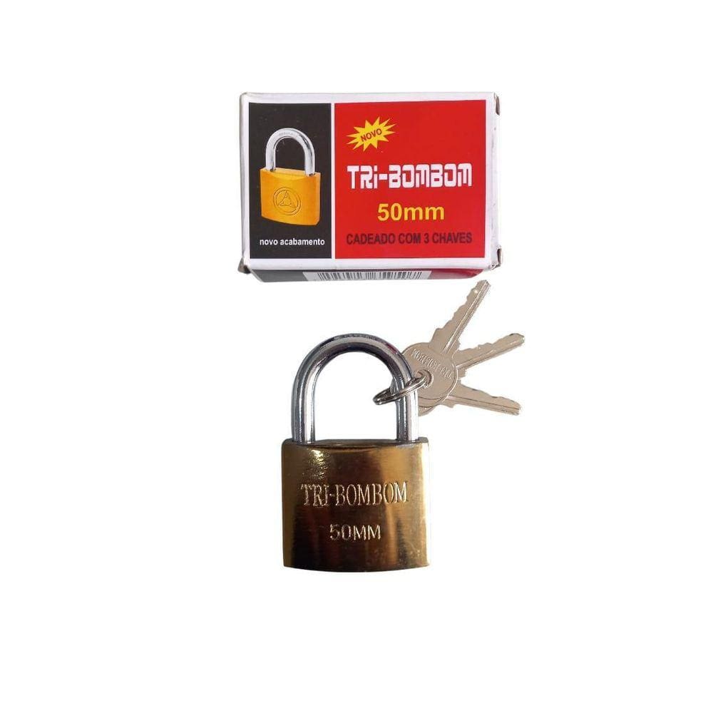 Cadeado Individual 50mm com 3 Chaves