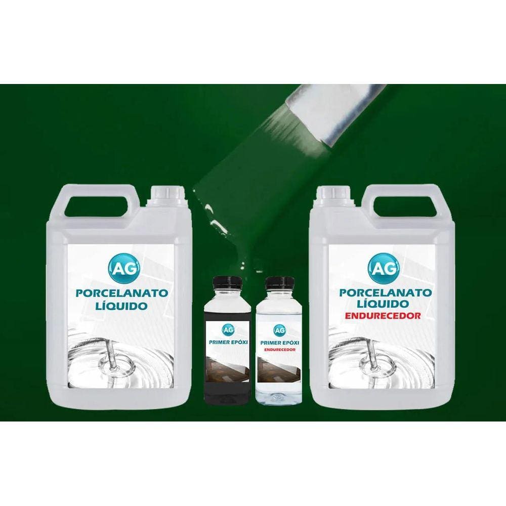 Kit Porcelanato Líquido de Cor Sólida + Primer Por M