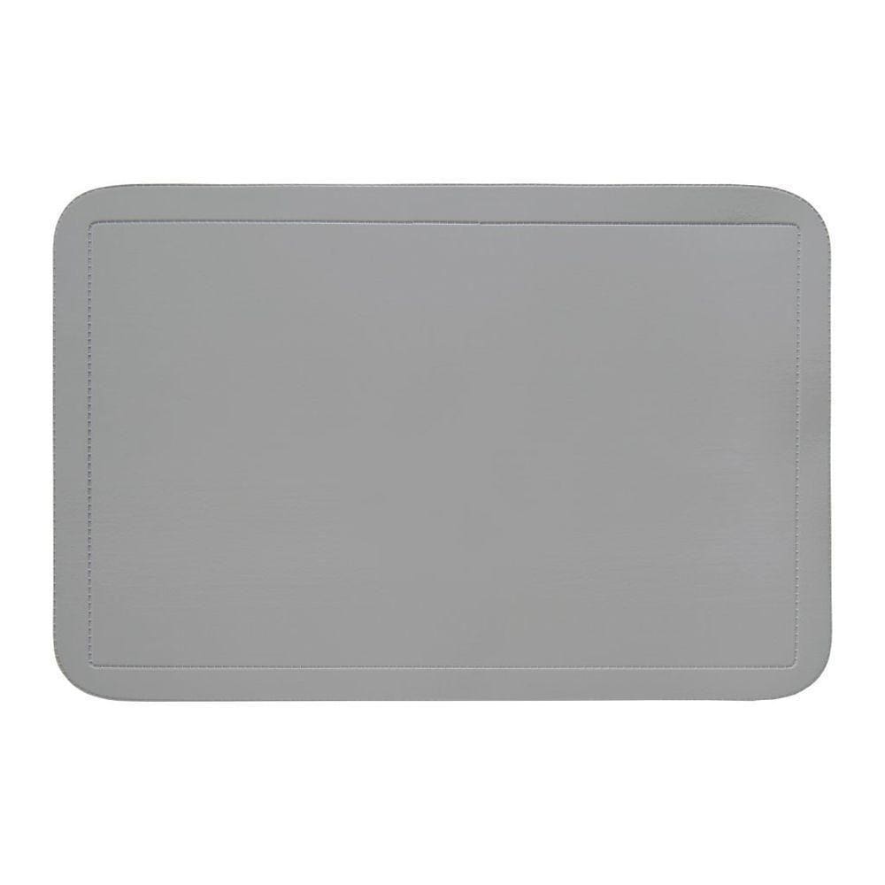 Jogo Americano Copa E Cia 6 Peças Pvc Color Cinza