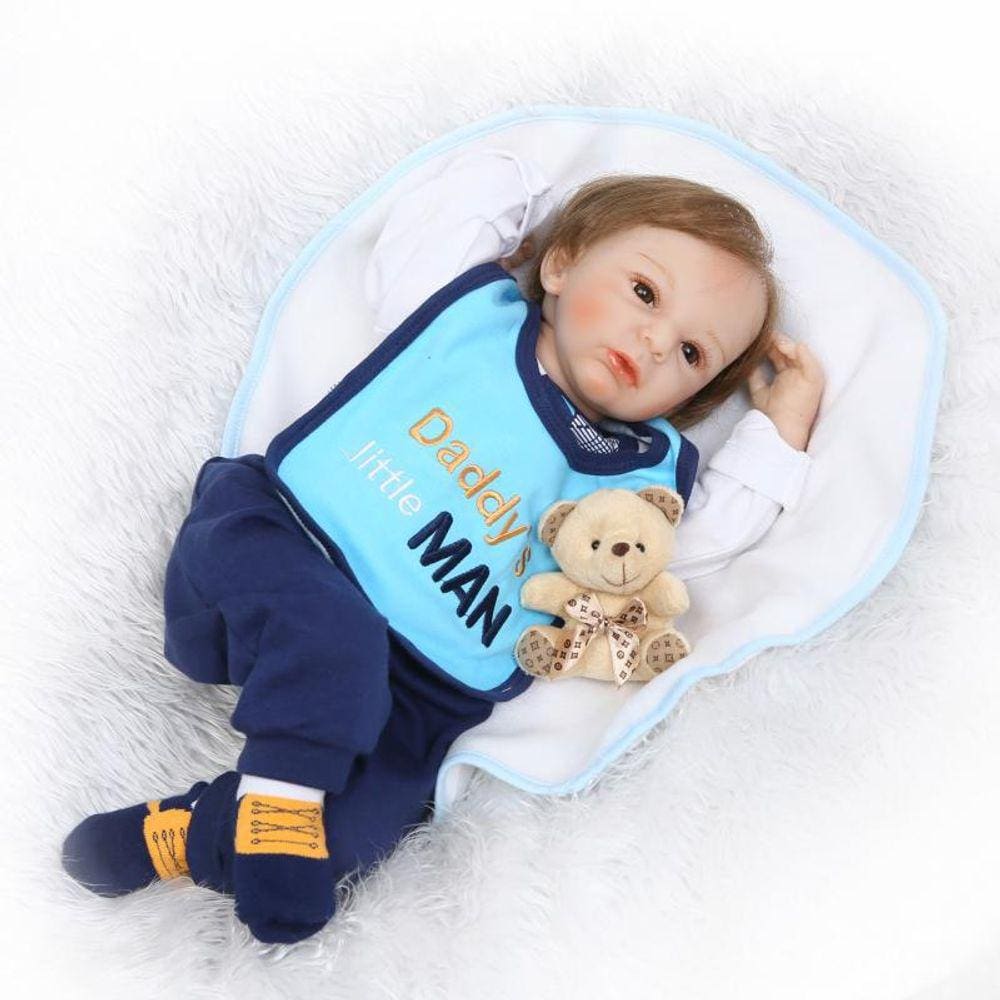 Bonecas Reborn Baby Dolls de 50 cm Docka Barn Leksaker Nyfödd Doll Girl Gift