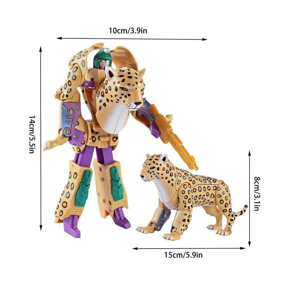 Deformação Brinquedo Crianças Simulação Animal Elefante Branco Modelo Cheetah