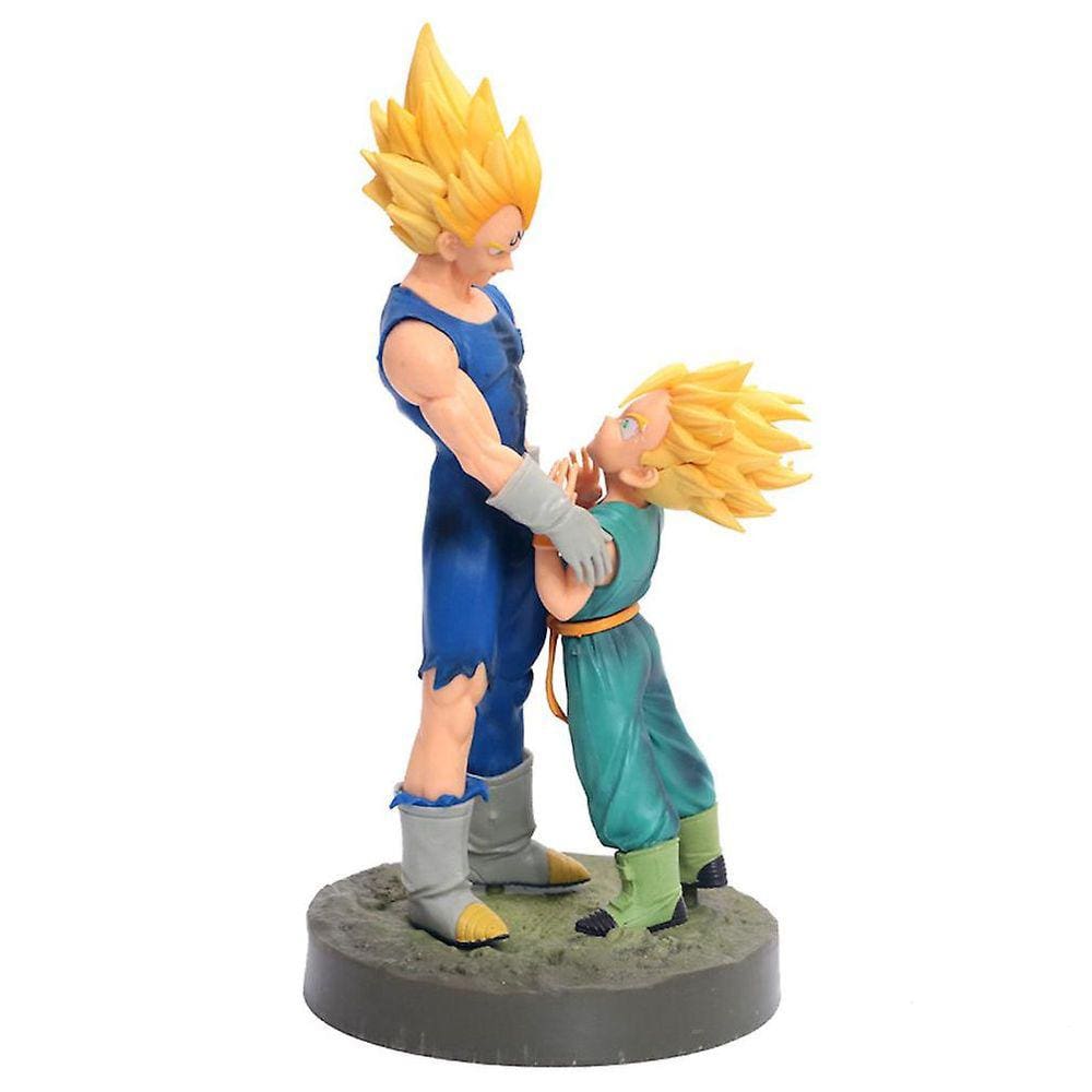 Dragon Ball Z Estatueta Super Saiyan Troncos Vegetas Lance Ação Figura de Ação