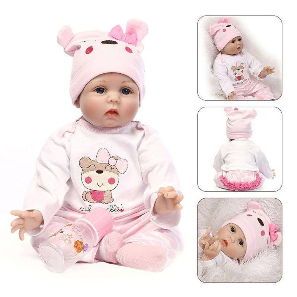 Realista 16\"Silicone Reborn Doll Lovely Baby Gift