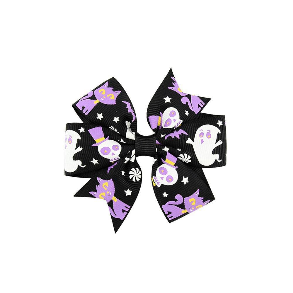 Halloween infantil hairpin crianças abóbora impressão meninas bonito arco acessórios de cabelo