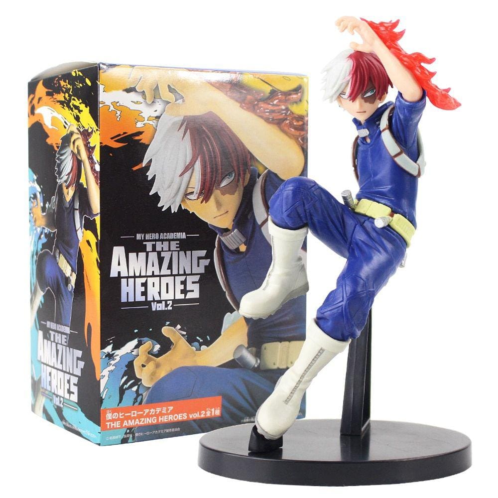 Anime My Hero Academia Figure Action Todoroki Shoto PVC Collection Model Toy The Amazing Heroes Vol.2 Birthday Gift| Figuras de Ação