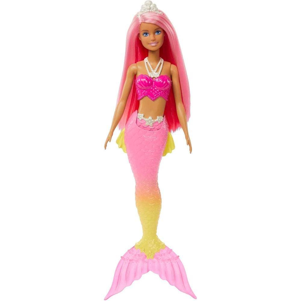 Boneca Barbie Sereia Com Calda Articulada Mattel - HGR08