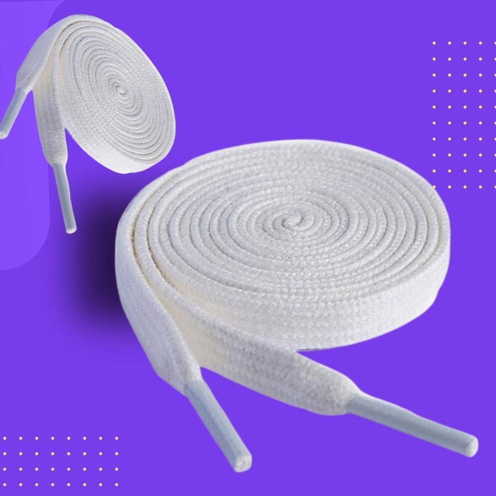 Cadarço Tradicional 120cm x 8mm - Poliéster Alta Qualidade