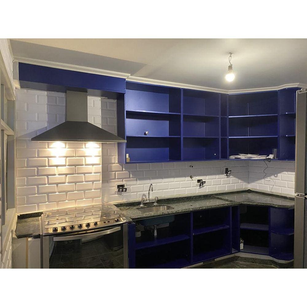 Placas Decorativas Tijolinho Retro 50x50cm  18 unidades