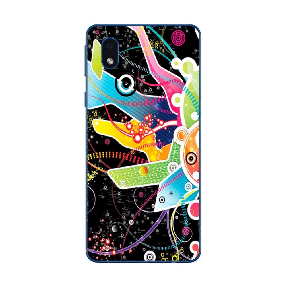 Capa Adesivo Skin058 Verso Para Samsung Galaxy M01 Core
