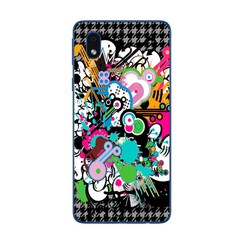 Capa Adesivo Skin022 Verso Para Samsung Galaxy M01 Core