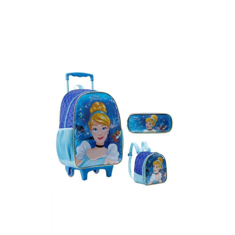 Kit Cinderela Xeryus - Resistente - Rodinhas - Térmica