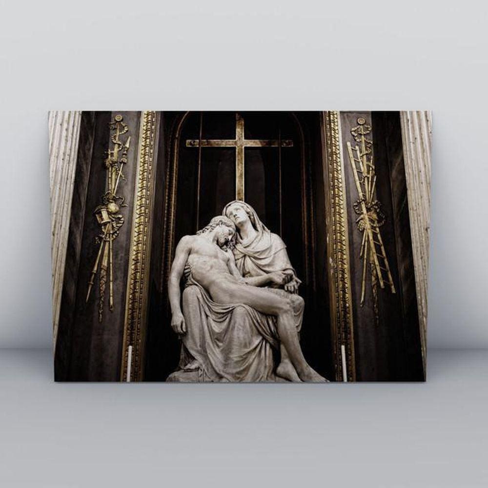 Quadros TAC religião Cristã 097 - 20x30cm - Colorido - MDF