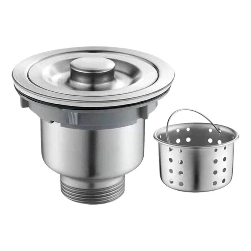 Válvula Ecológica 4.1/2`` Ralo - Aço Inox 304