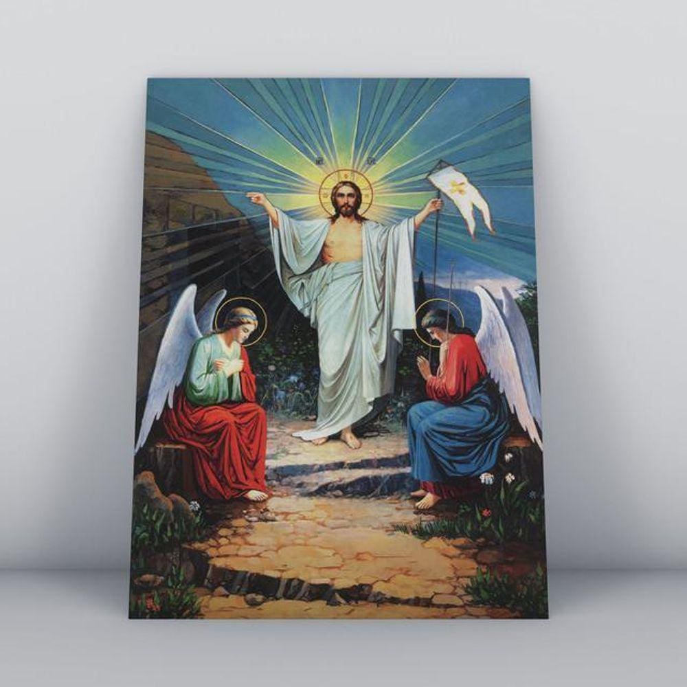 Quadros TAC Religião Cristã 038 - 20x30cm - MDF - Colorido