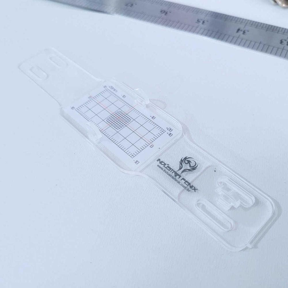 Medidor de Rachadura/Fissuras Padrão 2D de Precisão