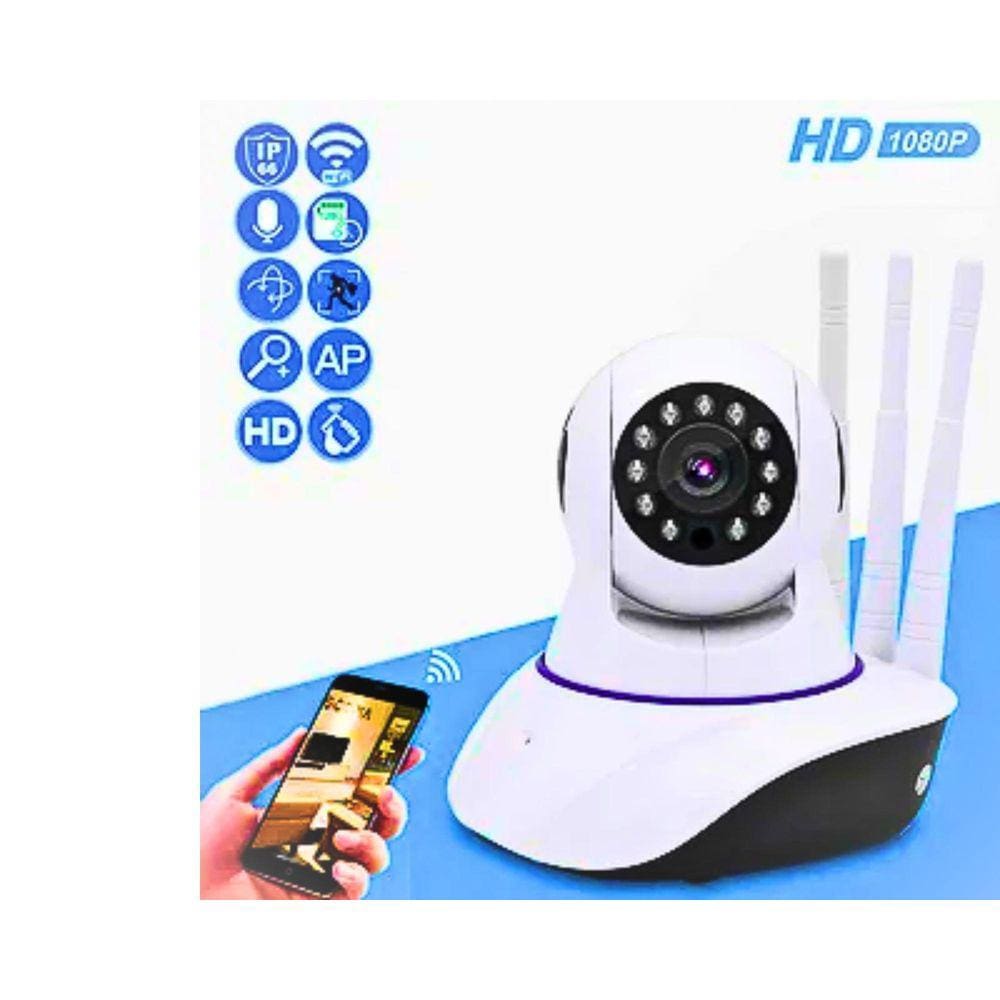 Câmera IP Wireless c/ Sensor de Movimento e Visão Noturna