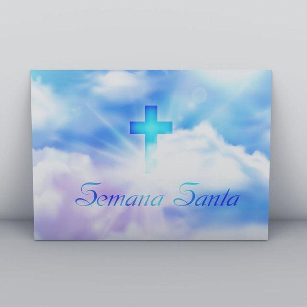 Quadros TAC Religião Cristã 080 - 20x30cm - MDF Colorido