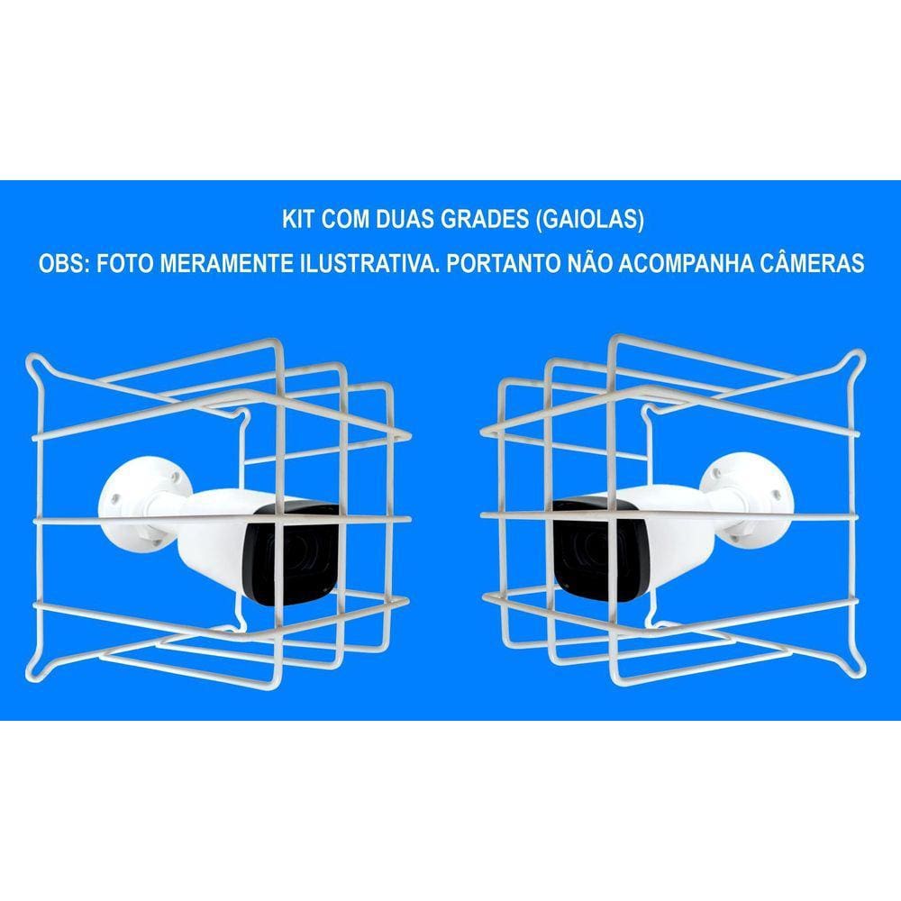 Gaiola Câmera Monitoramento - Kit 2 Unidades