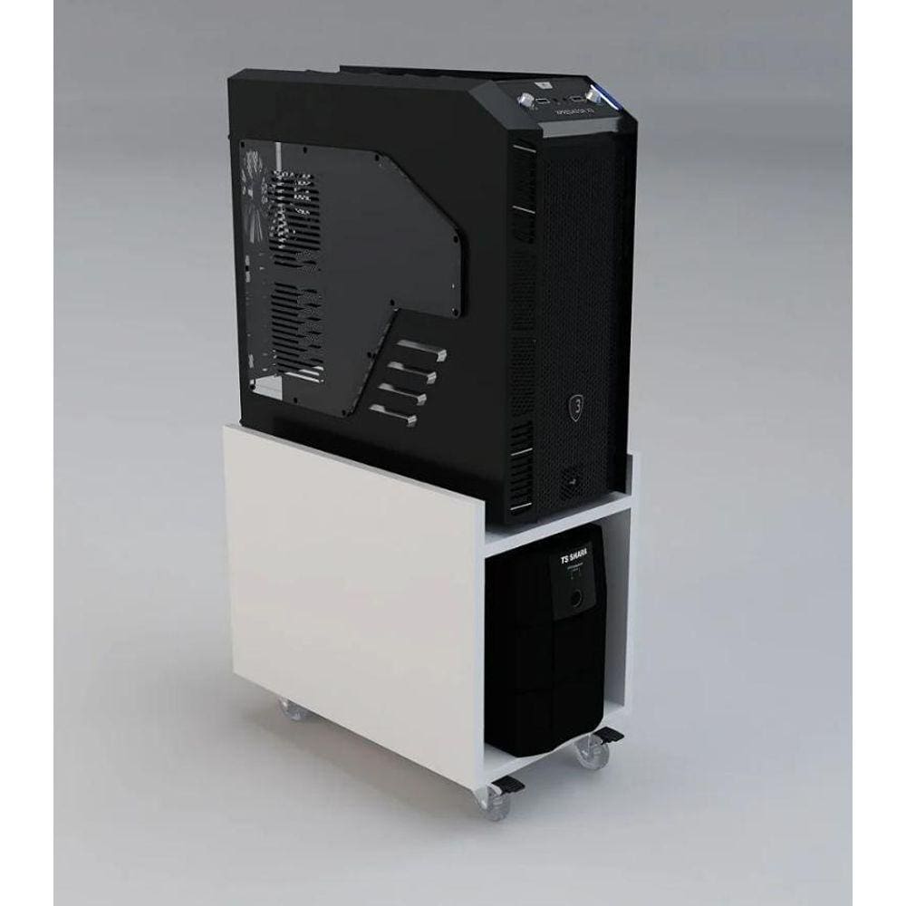 Suporte cpu gabinete e estabilizador nobreak madeira mdf | Extra