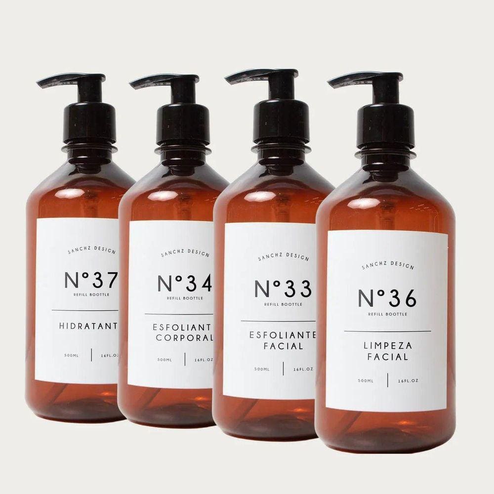 Kit Cuidado Pessoal Retrô 500ml - Hidratação e Esfoliação