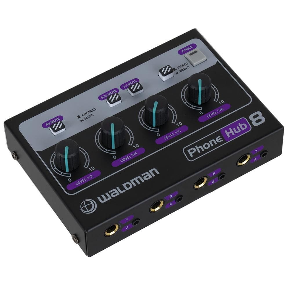 Mixer Amplificador Waldman PH-8 Phonehub8 4 Canais Bivolt