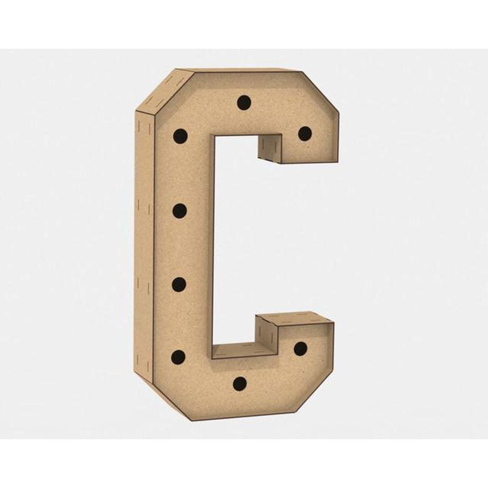 Letra Caixa Grande Mdf 80Cm de Altura - Decoração