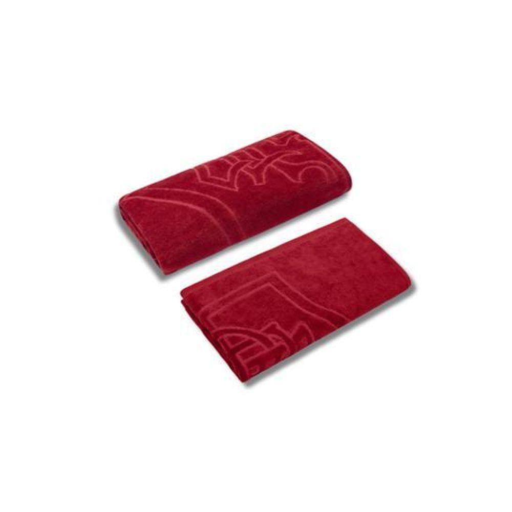 Toalha Banho/Rosto Buettner Fluminense Vermelho 70x140cm