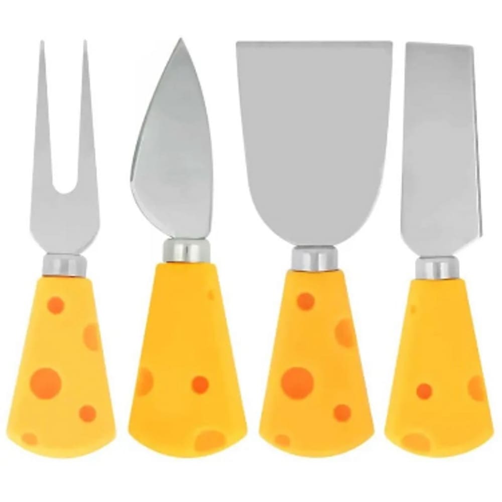 Kit 4 Peças Para Servir Queijo Inox 12 Cm