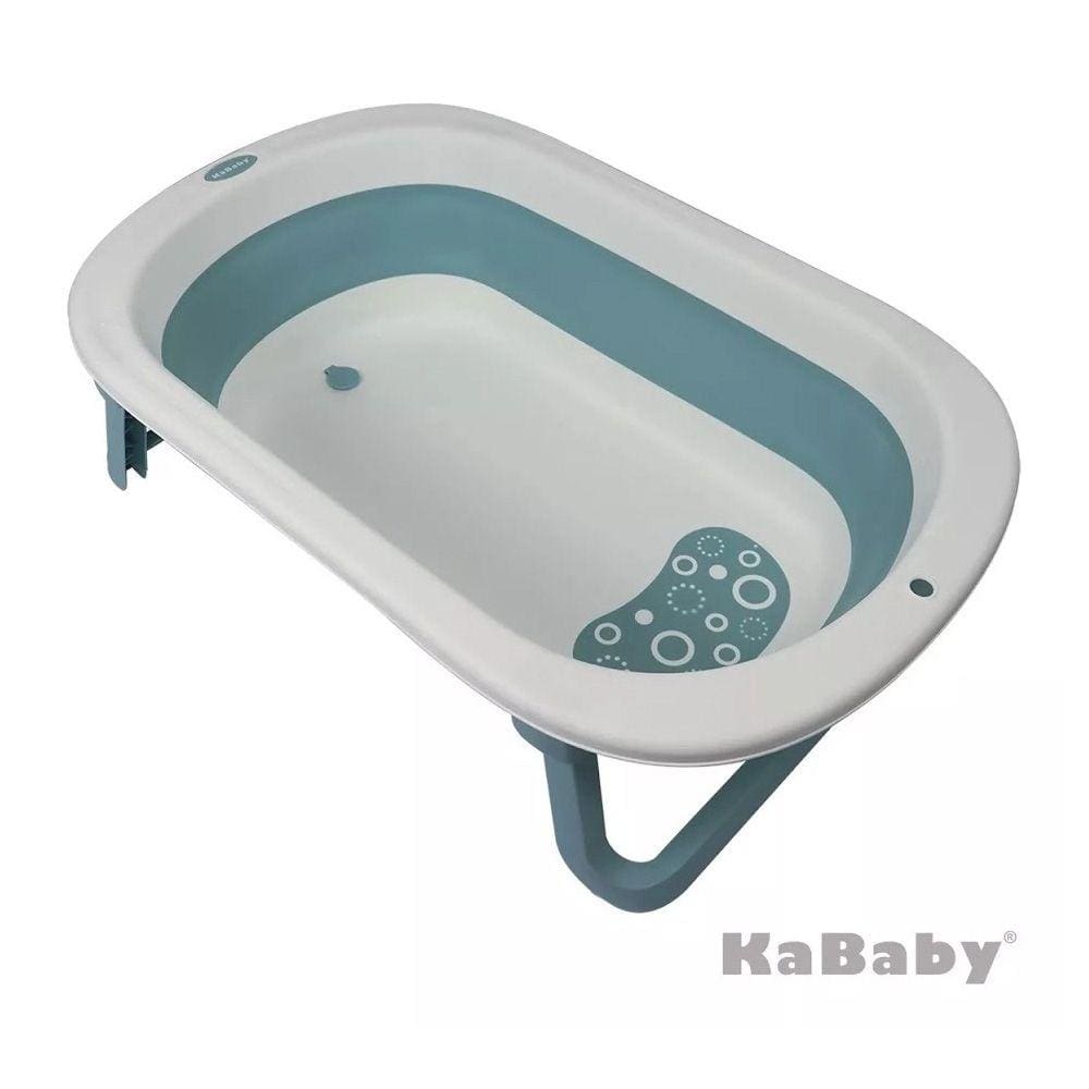 Banheira Dobrável 35l Azul Antiderrapante Kababy
