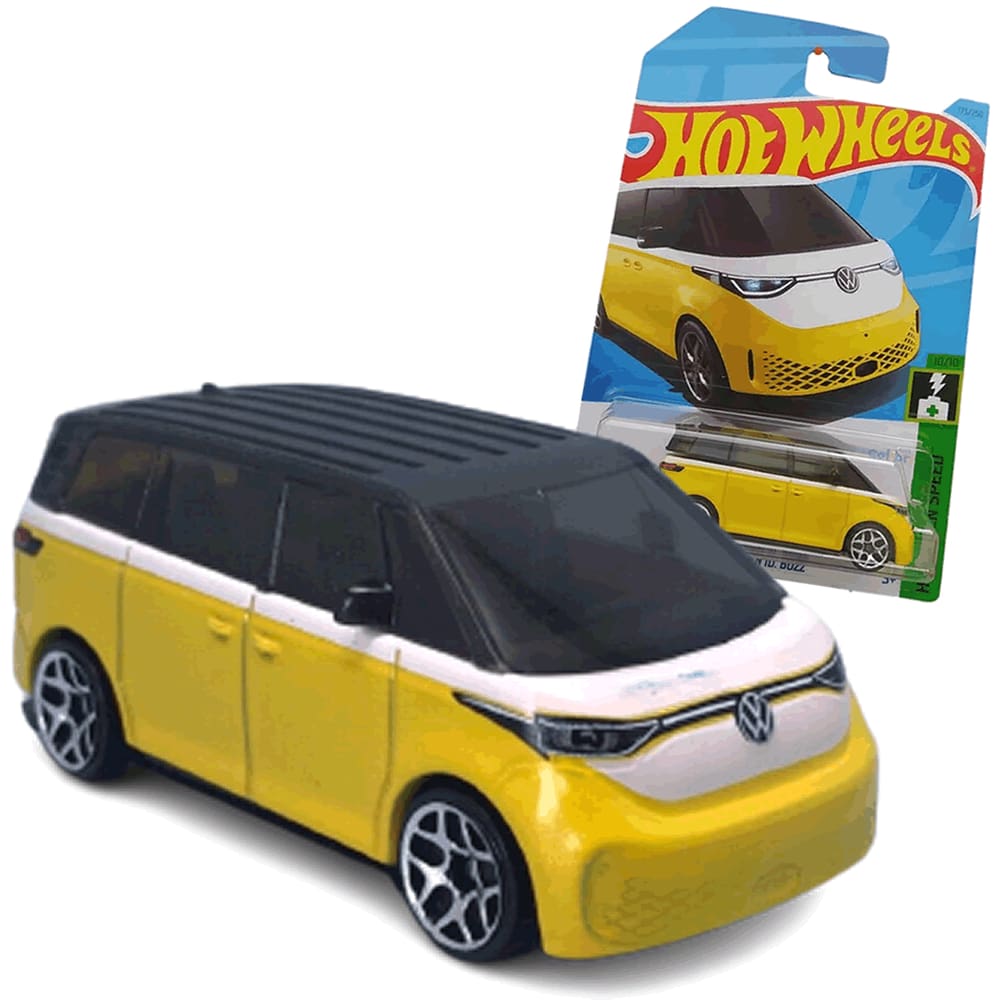 Carrinho Hot Wheels Volkswagen ID Buzz Amarelo com Preto