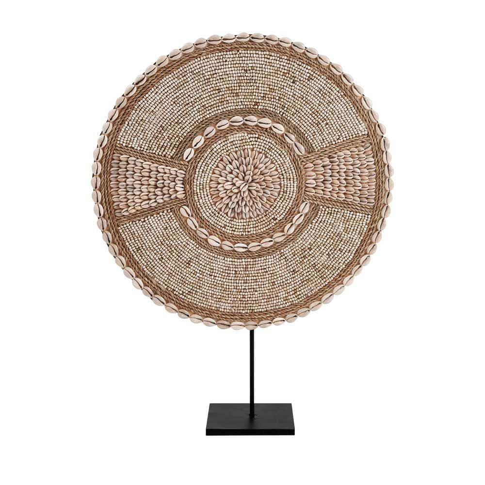 Escultura Decorativa Conchas e Miçangas 44cm 17156 Mart