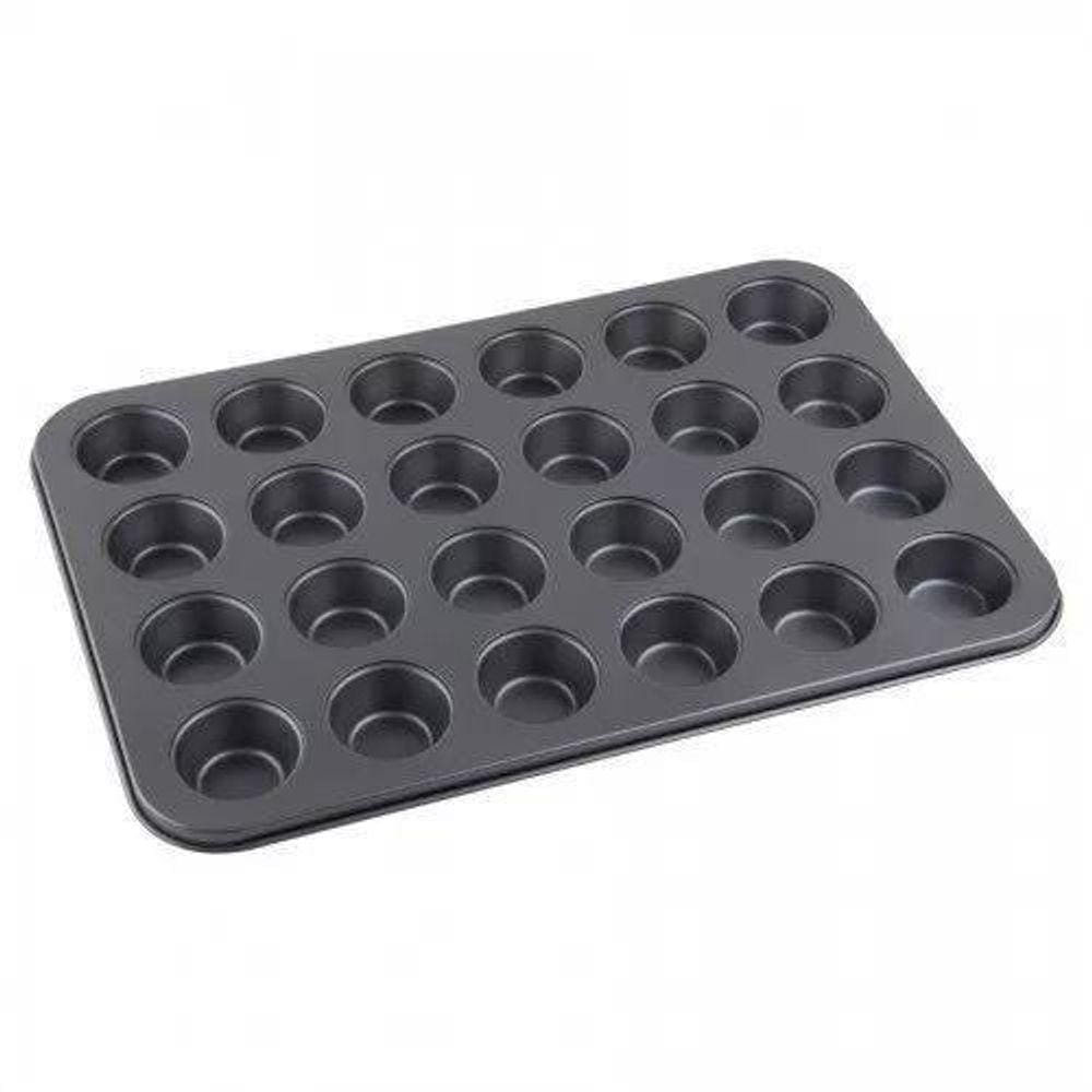 Forma Antiaderente Mini Cupcake 24 Cavidades