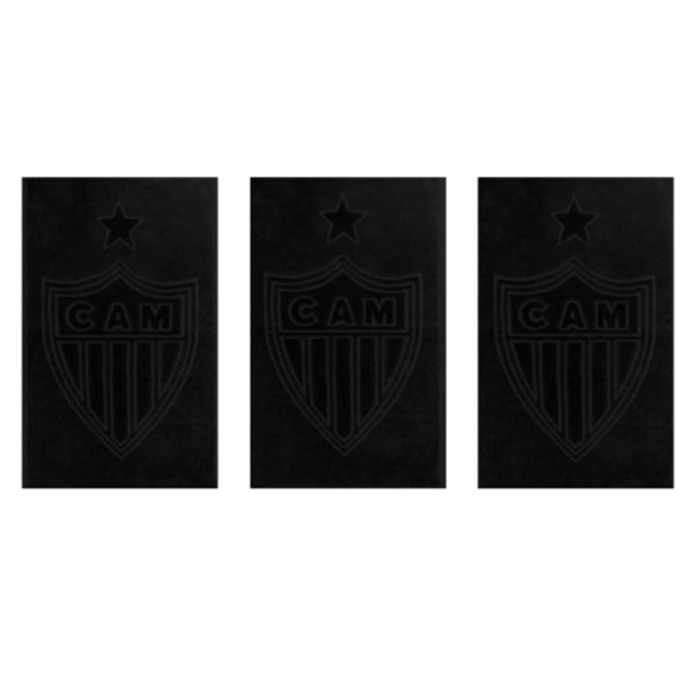 Kit 3 Toalhas de Academia/Mão Buettner Atlético Mineiro