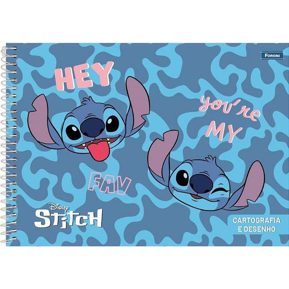 Desenho pintado do stitch