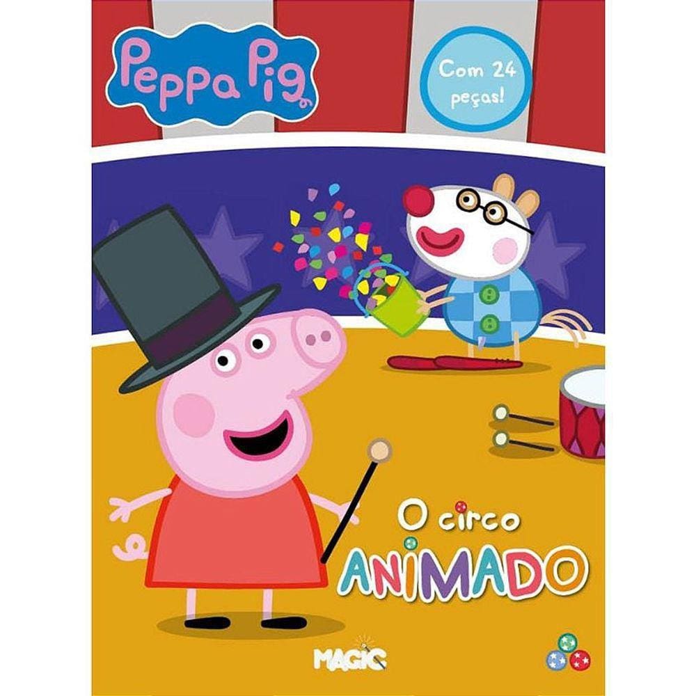 Jogo Quebra Cabeça Gigante Peppa Pig Nig Brinquedos Infantil