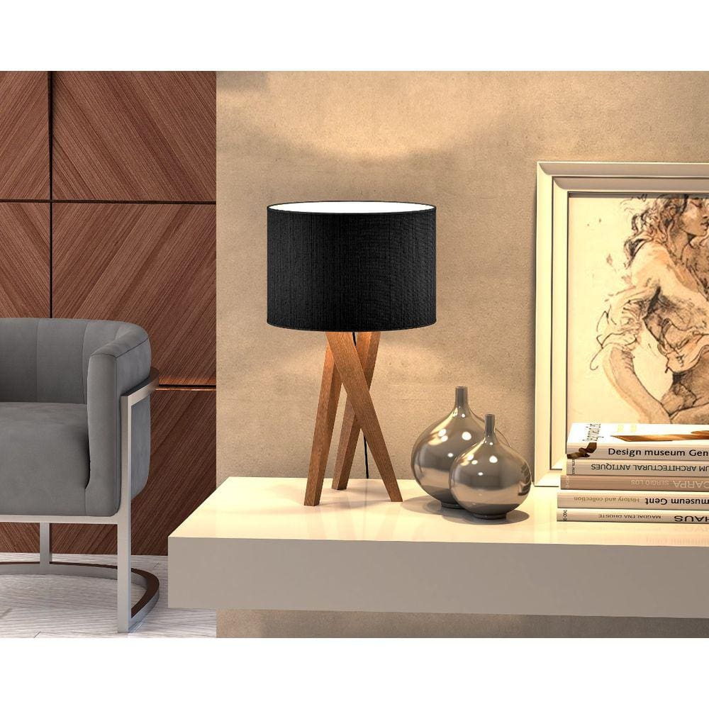 Abajur Luminária De Mesa Sala Quarto Com Cúpula Paris