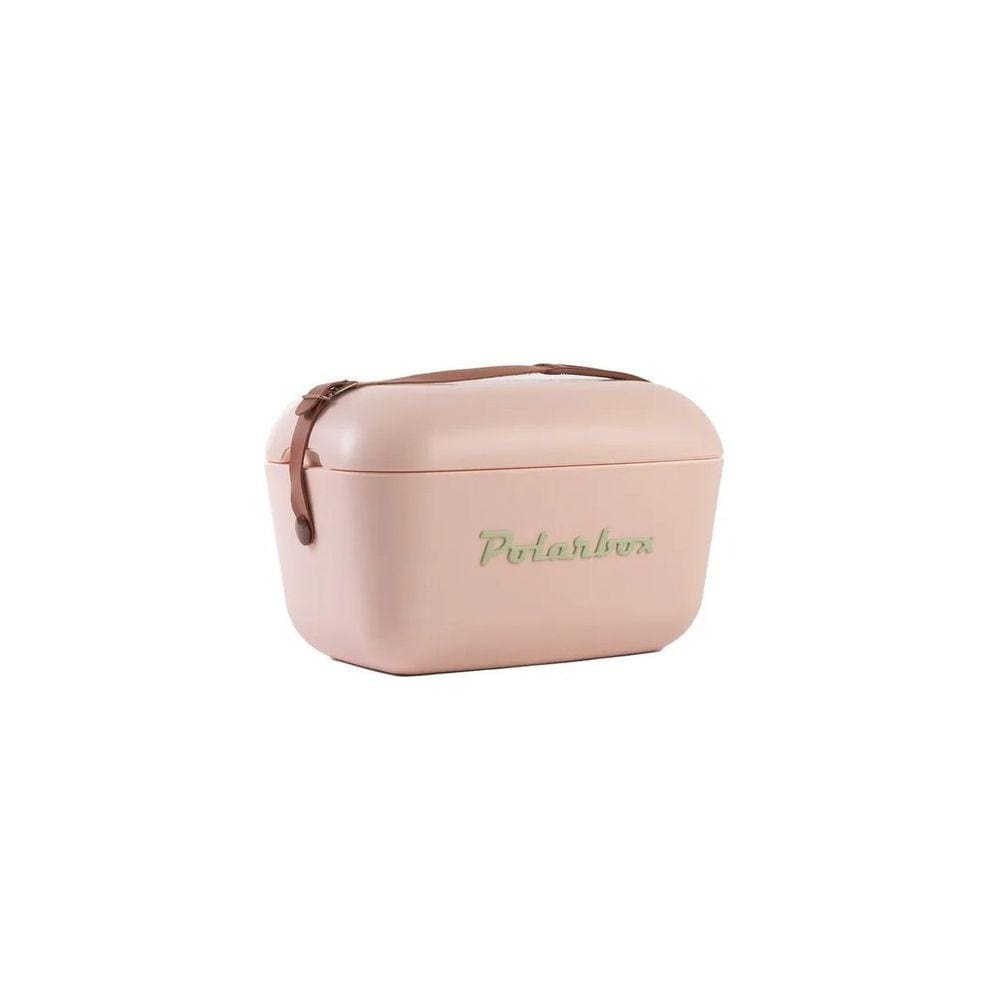 Bolsa Térmica Cooler Retrô Com Alça Em Couro 20 Litros - Polarbox